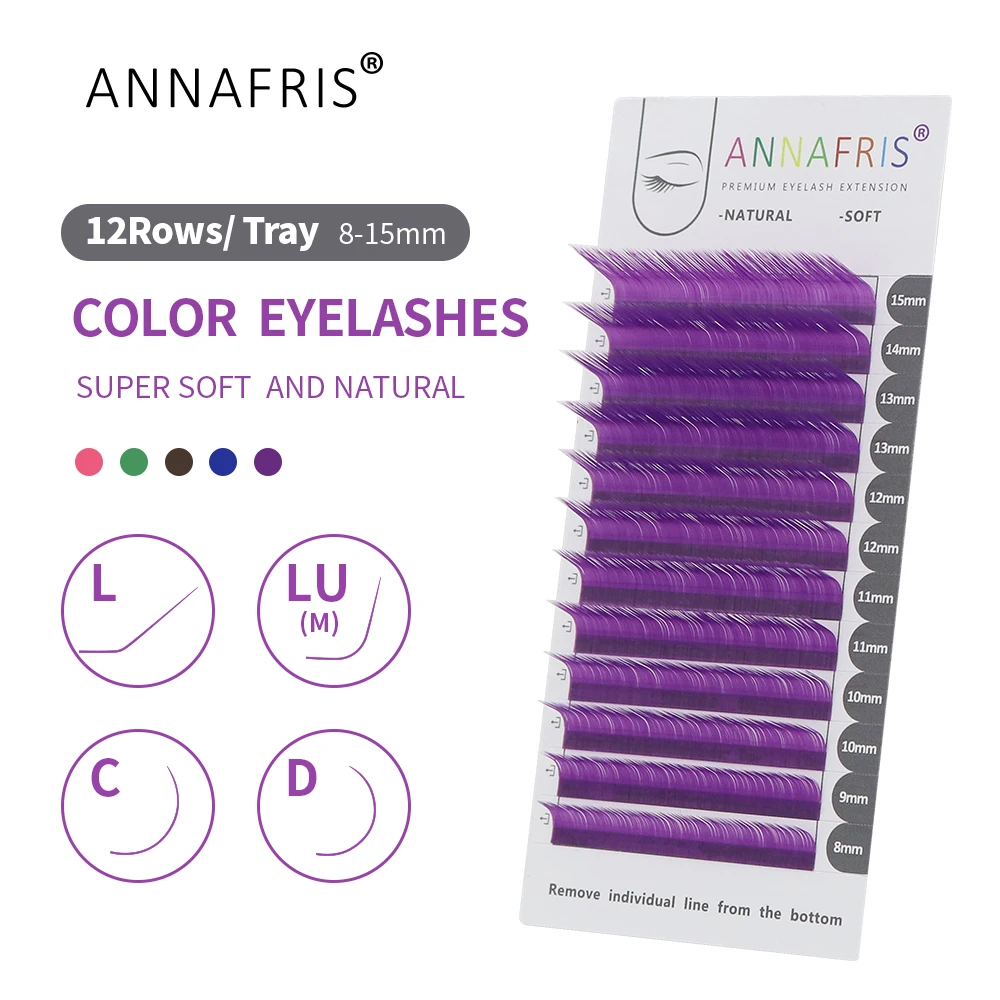 Lash Tile Palette - ANNAFRIS Colored Faux Mink Lashes High