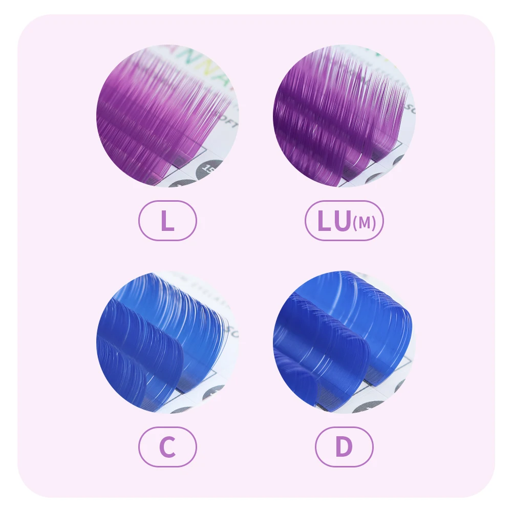ANNAFRIS Colored Faux Mink Las - Lash Tile Palette 评论和价格