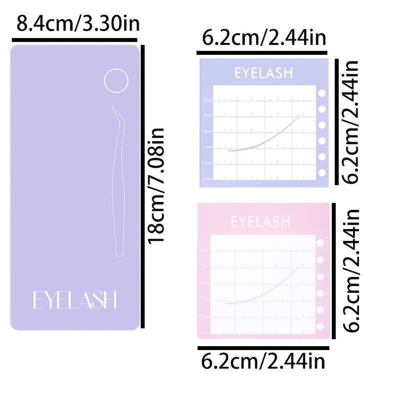 3pcsProfessional Magnetic Eyel - Lash Tile Palette 评论和价格