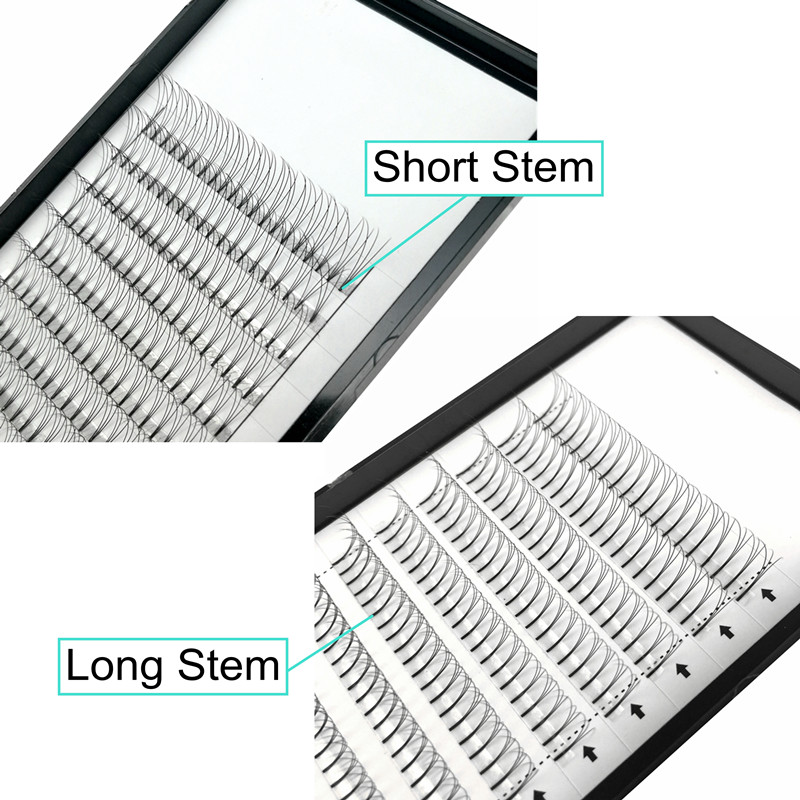 5 Trays/Lot Long Stem High Qua - Eyelash Extension C Curl 评论和价格