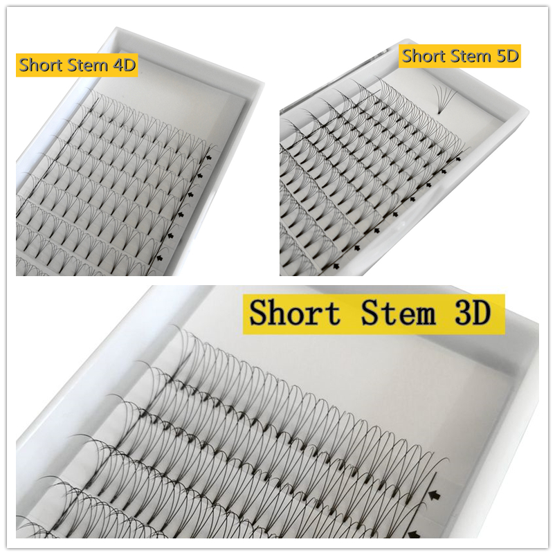 5 Trays/Lot Long Stem High Qua - Eyelash Extension C Curl 评论和价格