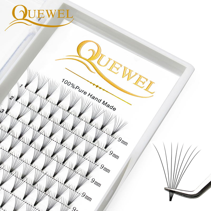 Quewel Premade Fans Lashes 8D/ - Eyelash Extension C Curl 评论和价格