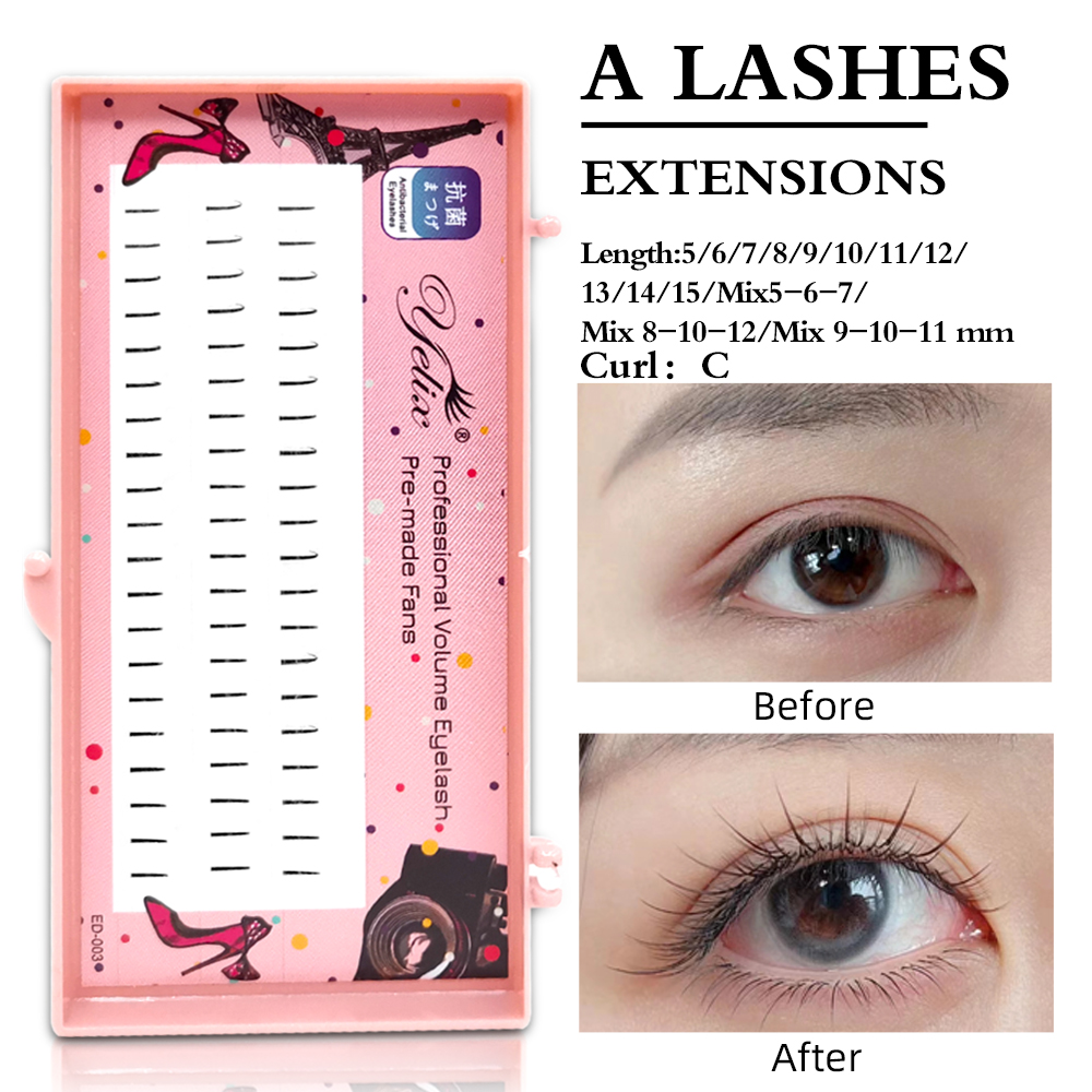 Yelix Natural Soft Individual  - Eyelash Extension C Curl 评论和价格
