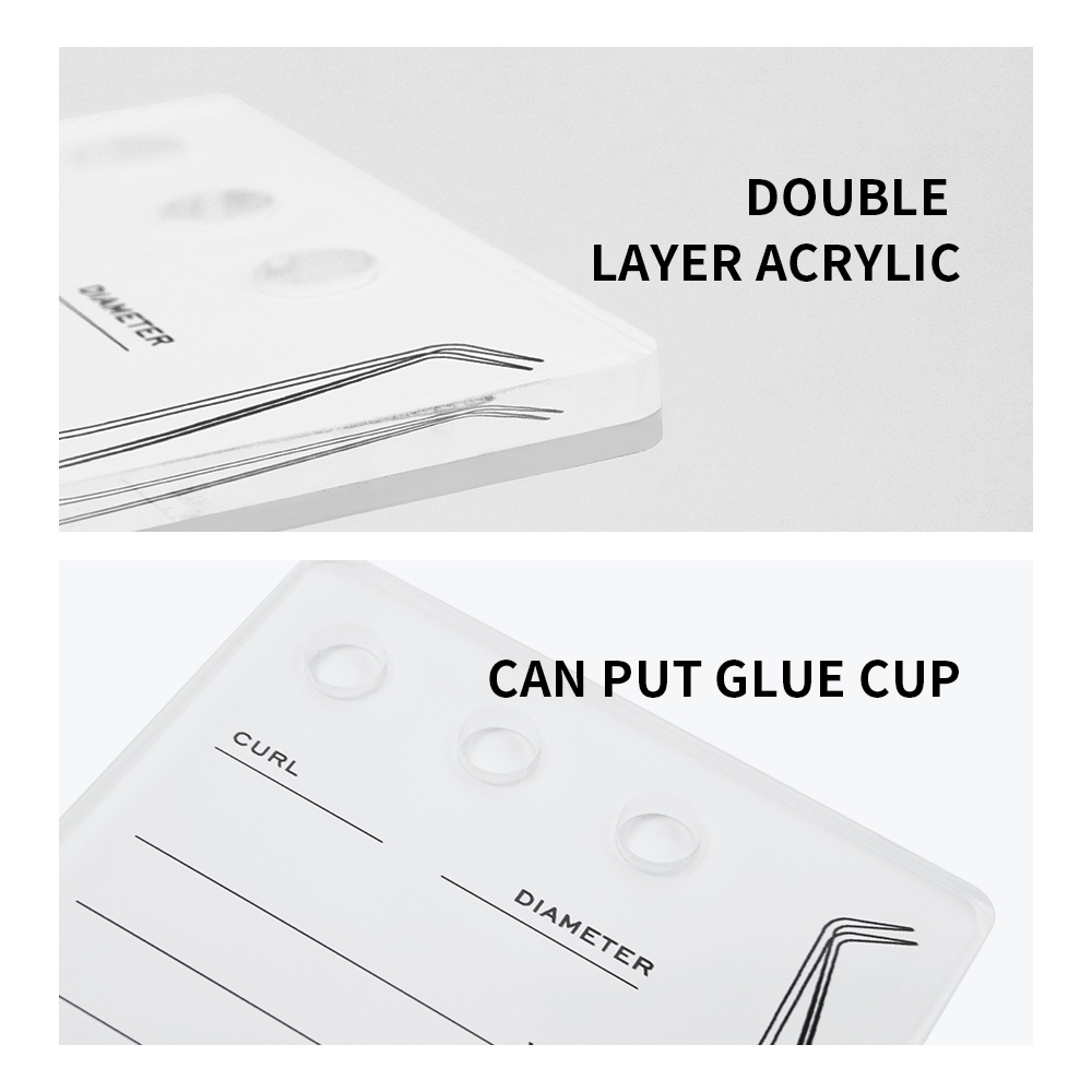 GAHAMACA Acrylic Lashes Holder - Lash Tile Palette 评论和价格