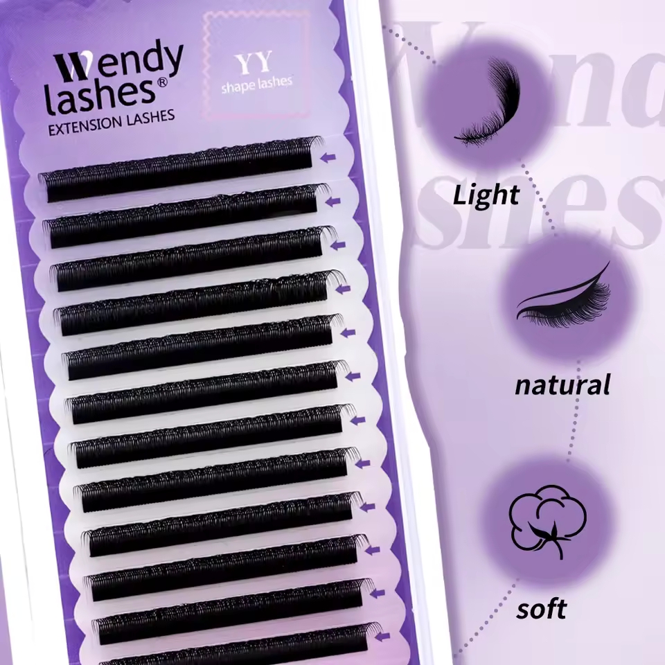 WENDY 2D YY Shape C/D Curl Eya - Eyelash Extension C Curl 评论和价格