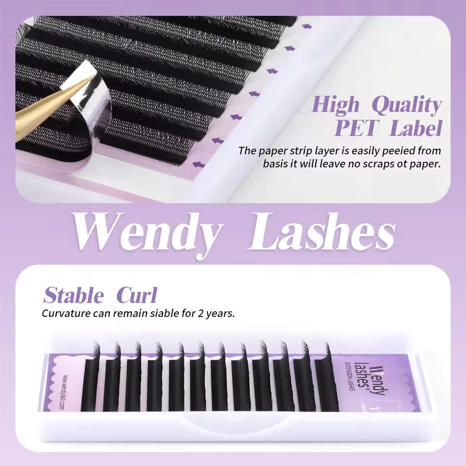 WENDY 2D YY Shape C/D Curl Eya - Eyelash Extension C Curl 评论和价格