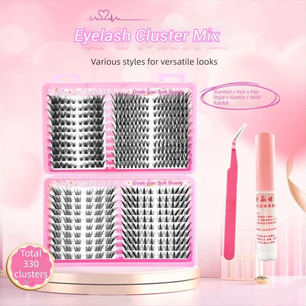 Hot Natural Look False Eyelash - Eyelash Extension C Curl 评论和价格