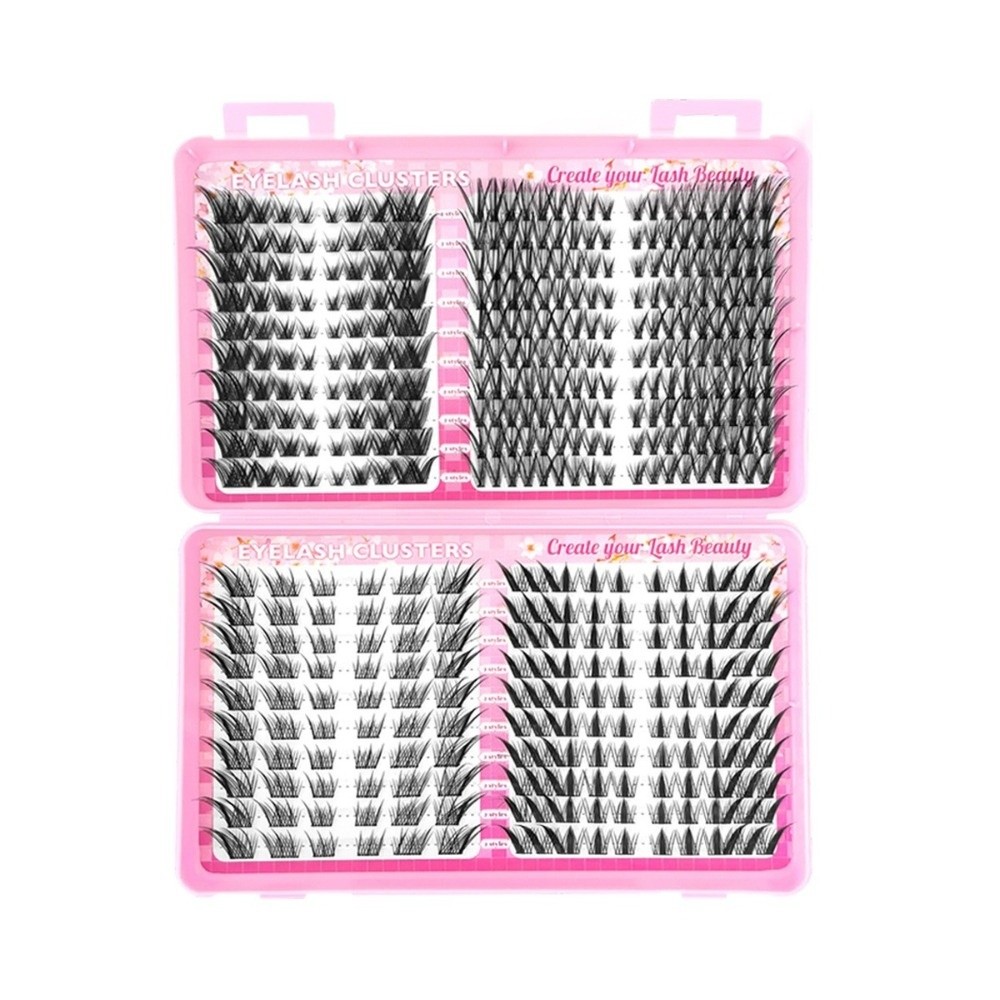 Hot Natural Look False Eyelash - Eyelash Extension C Curl 评论和价格