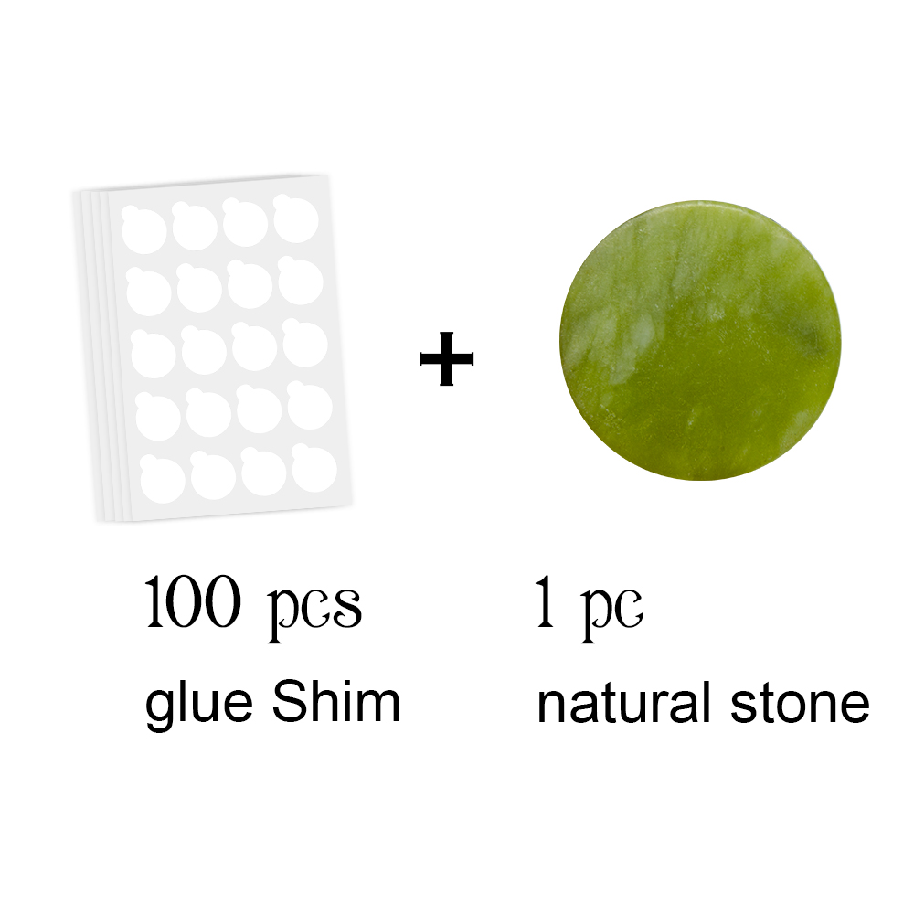 NATUHANA Round Jade Stone Fals - Lash Tile Palette 评论和价格