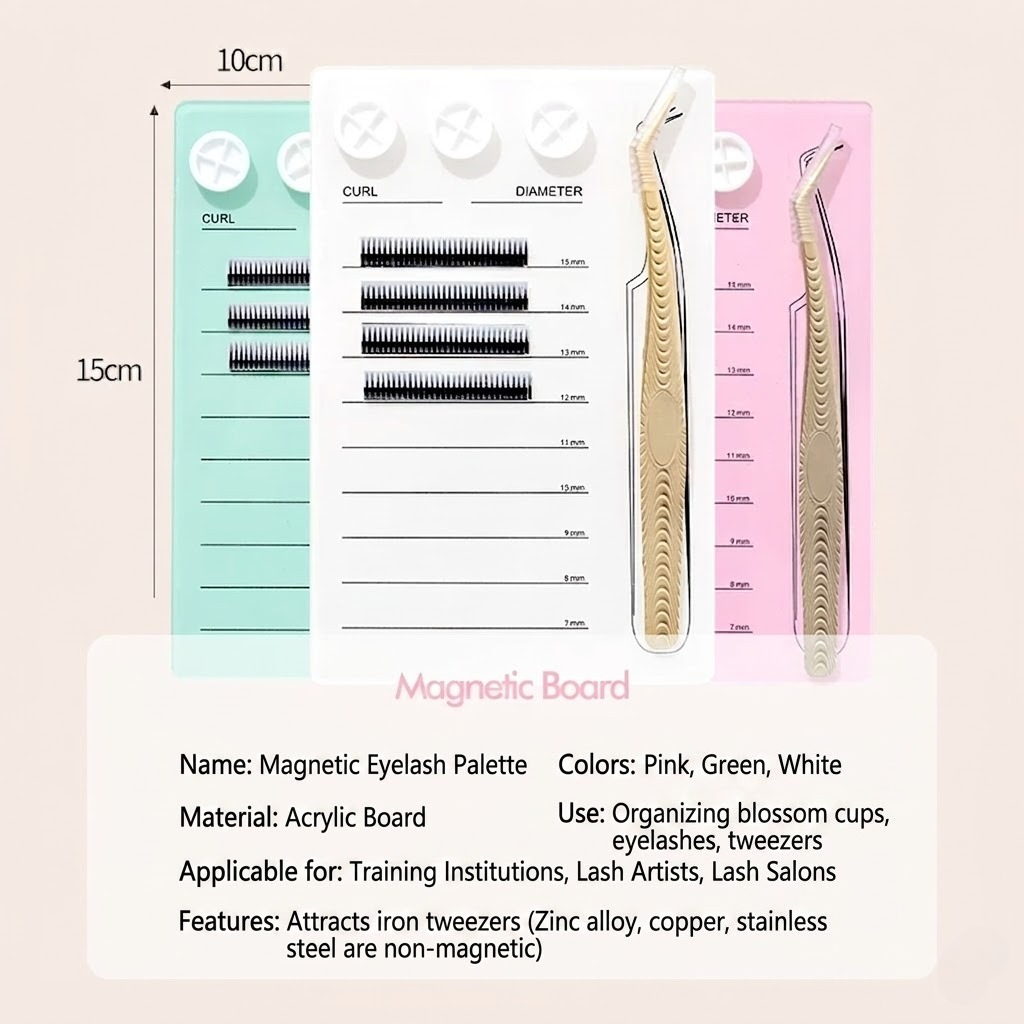 Magnetic Eyelash Extension Pal - Lash Tile Palette 评论和价格
