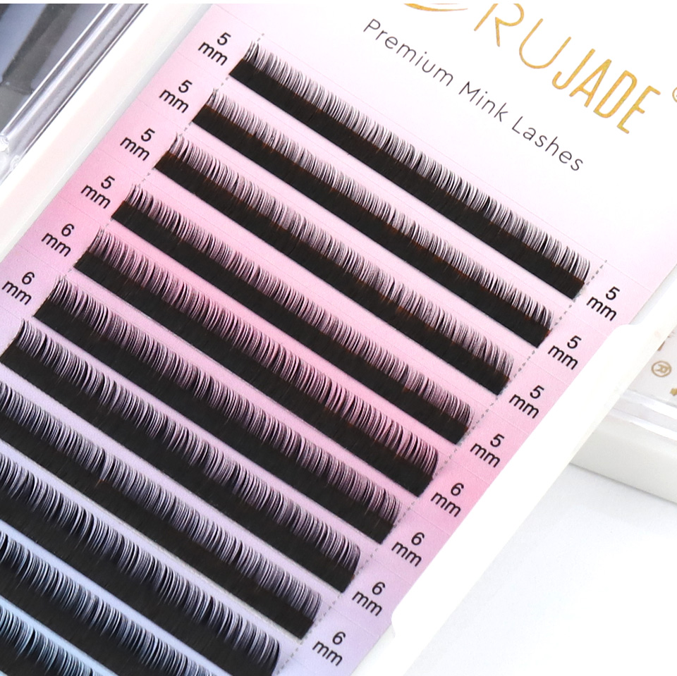 Lower Lashes Mix 5 6 7mm Botto - Eyelash Extension C Curl 评论和价格