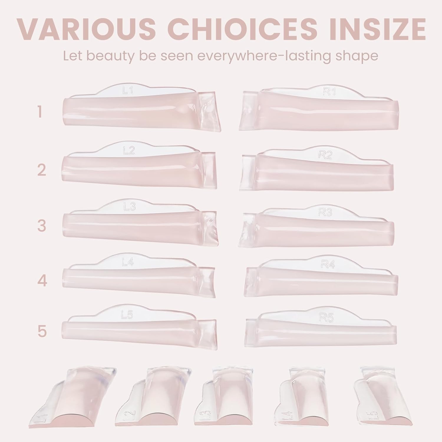 Libeauty 5 Pairs C Curl Silico - Eyelash Extension C Curl 评论和价格