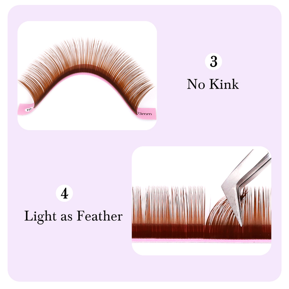 Dark Brown Eyelash Extension 0 - Lash Tile Palette 评论和价格